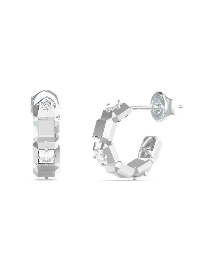 GUESS 15Mm Crystal Cube Hoops